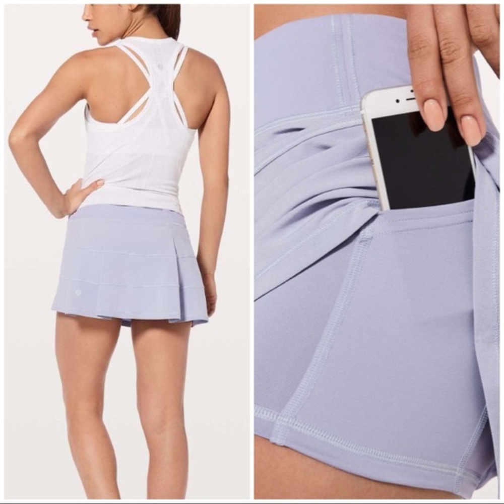 Lululemon Pace Rival Skirt - Lilac - Size 6 Reg